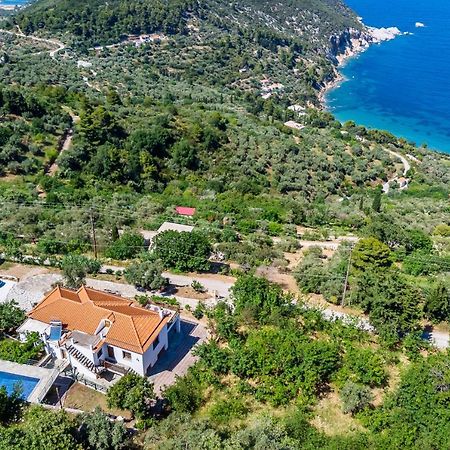 Villa Margini, Aegean Views , Pool Villa, Skopelos Exteriör bild