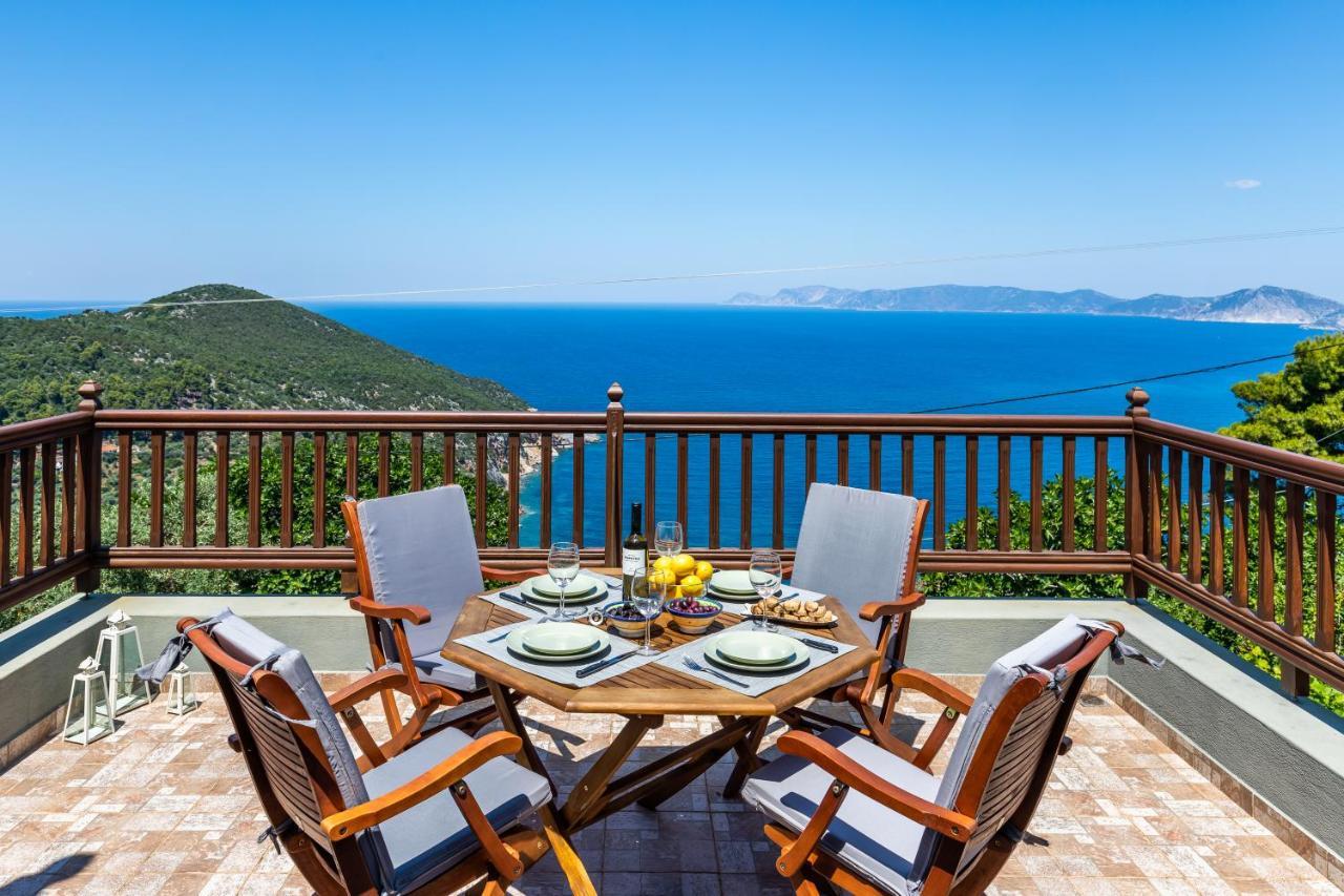 Villa Margini, Aegean Views , Pool Villa, Skopelos Exteriör bild